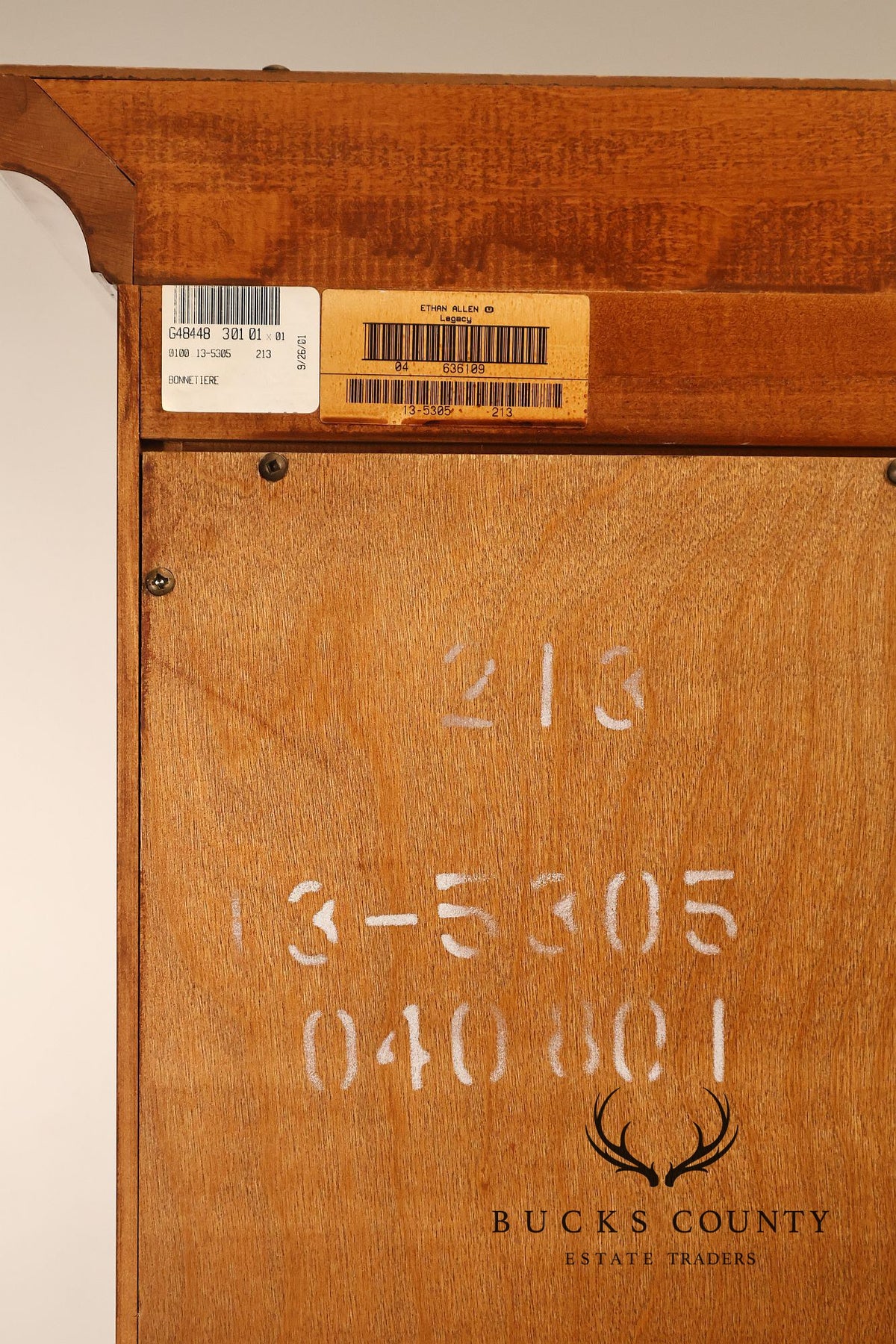 Ethan Allen 'Legacy' French Country Style Maple Armoire