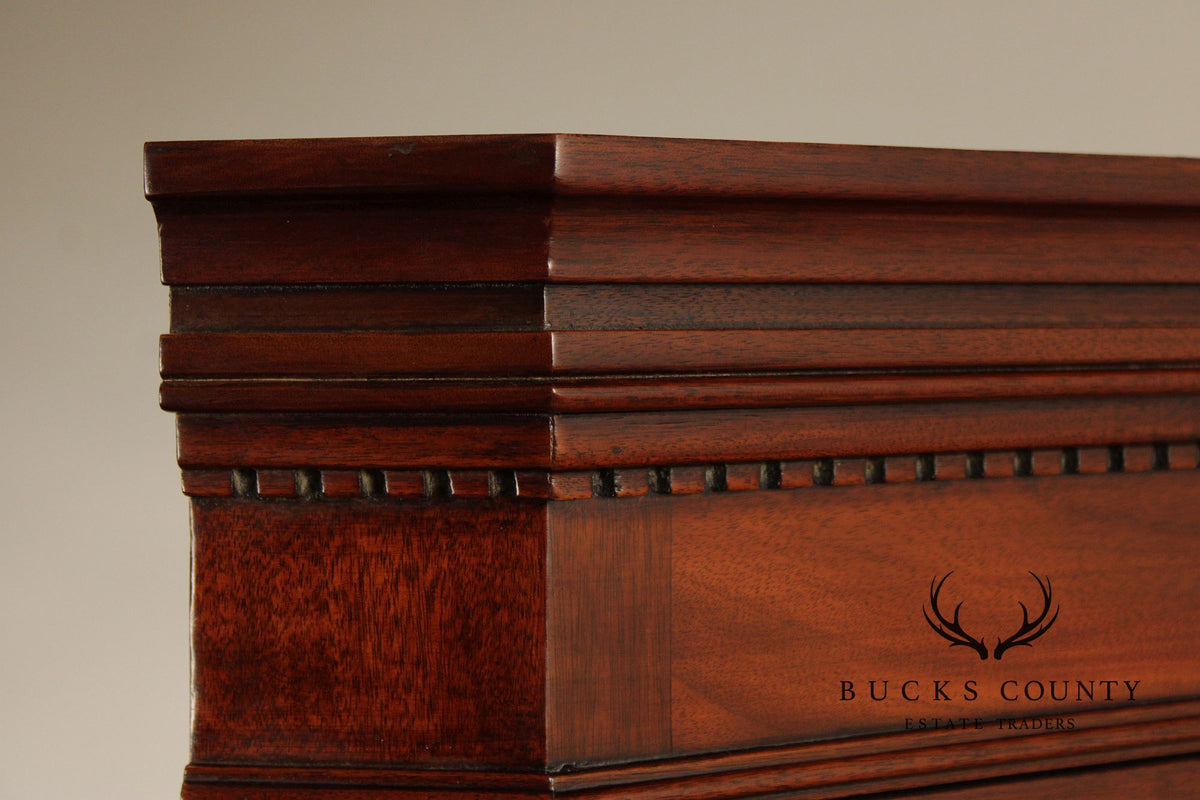 Craftique Chippendale Style Mahogany Corner Cabinet