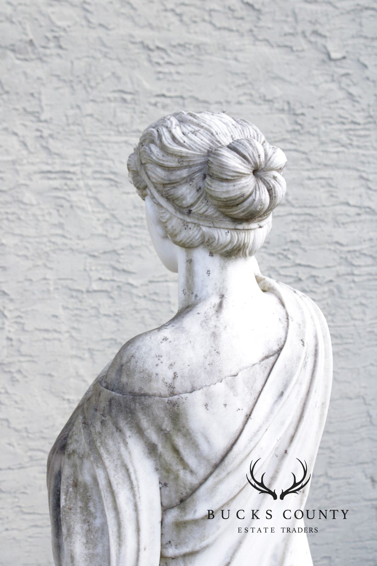 Antique Classical Style Diana Of Gabii Marble Garden Statue