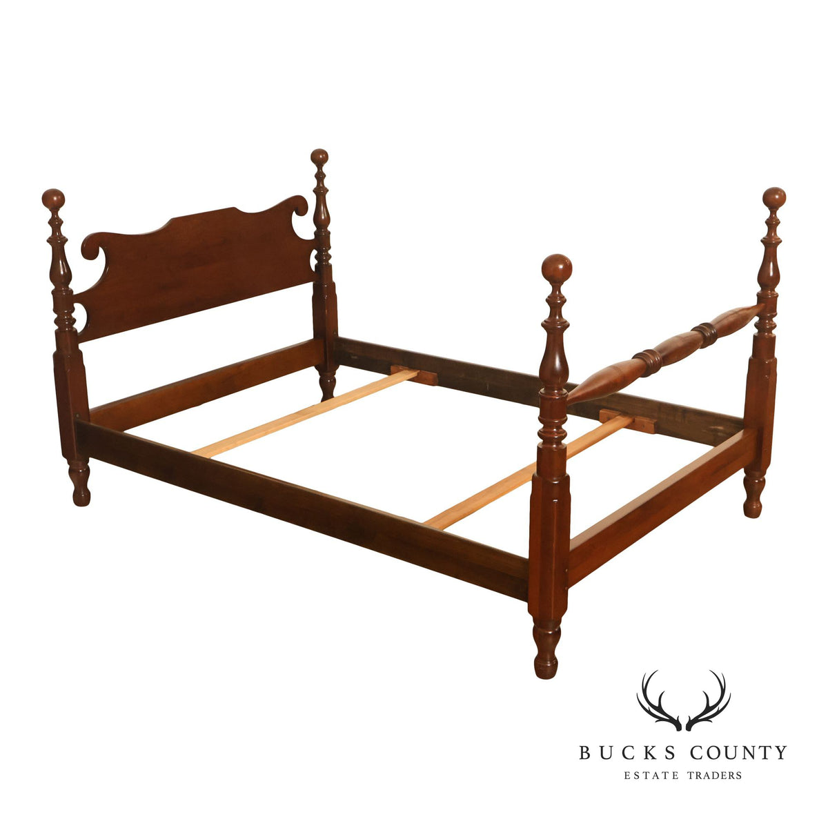 Stickley Colonial Style Vintage Cherry Full Size Bed Frame