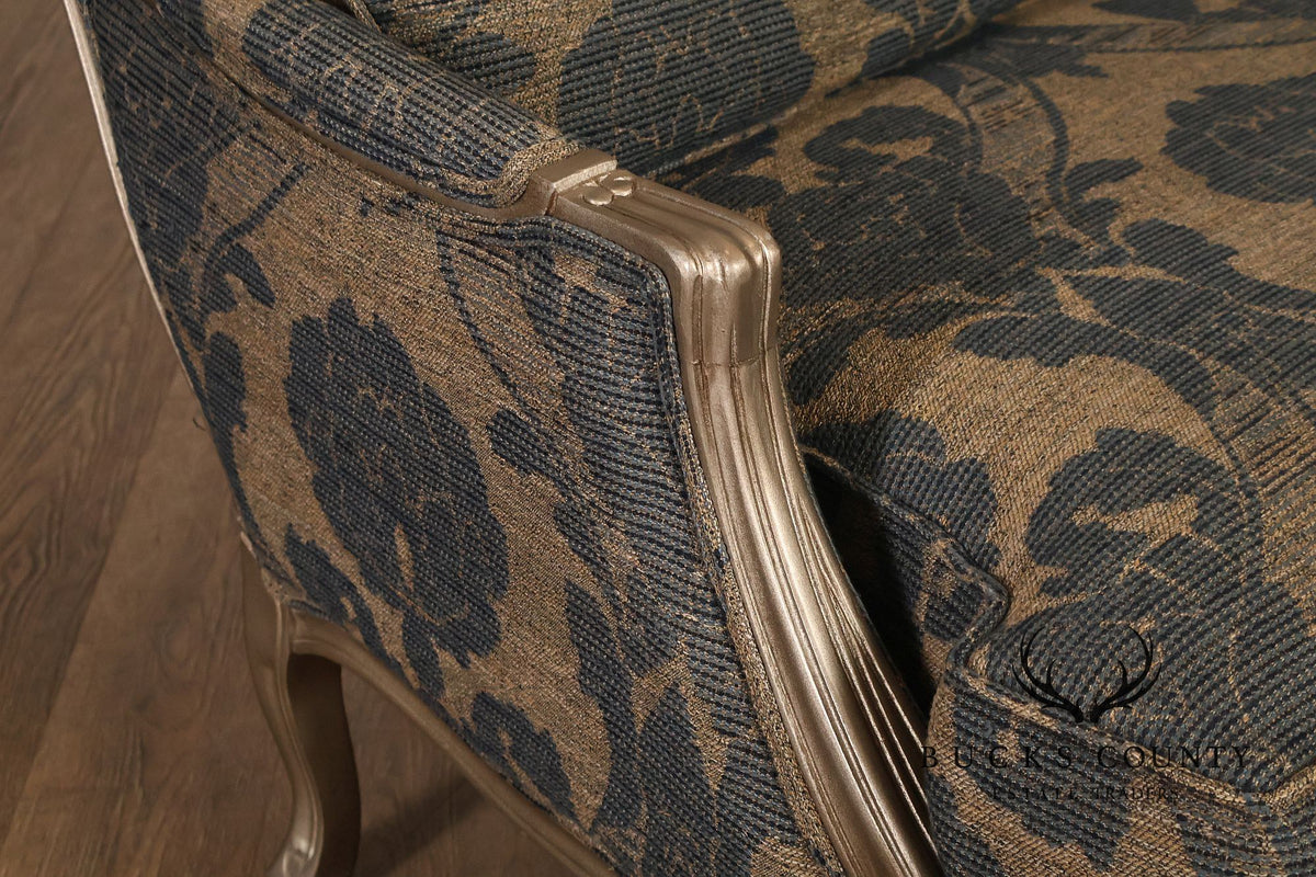 Ethan Allen French Louis XV Style Pair of 'Versailles' Armchairs