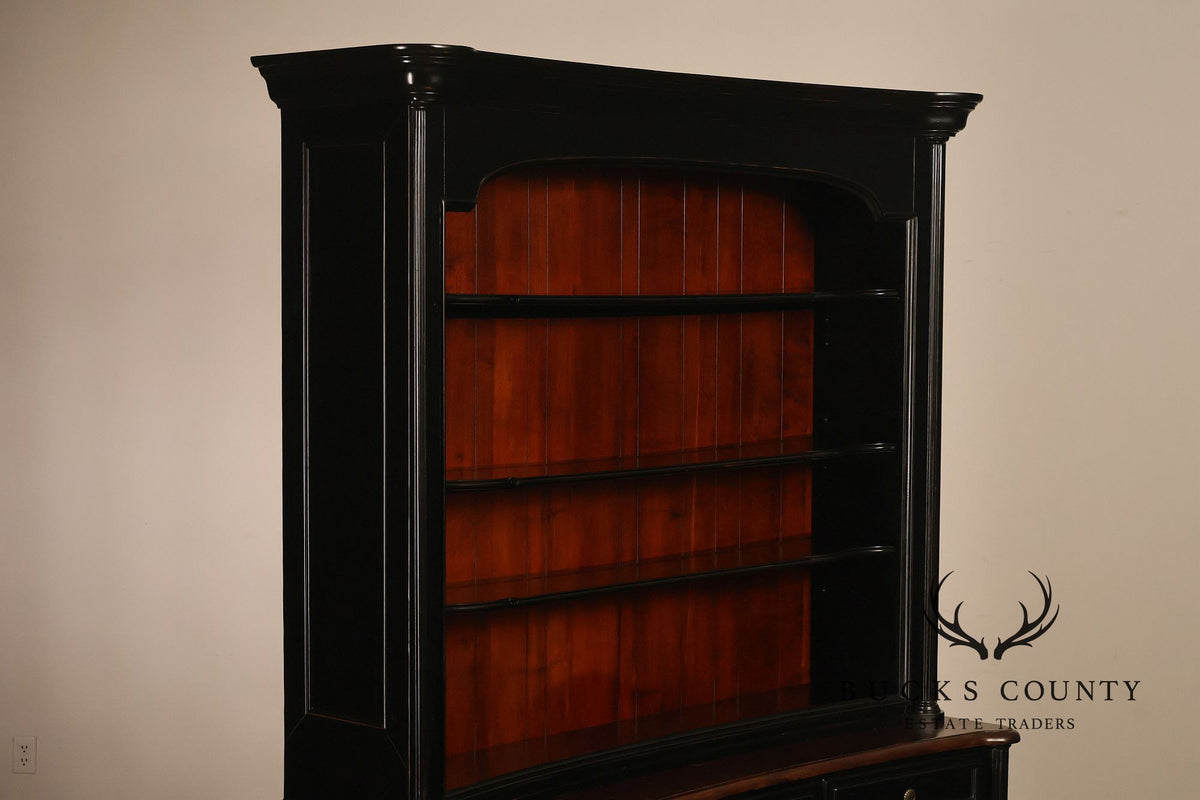 Hooker Furniture 'Indigo Creek' Ebonized Buffet Bookcase