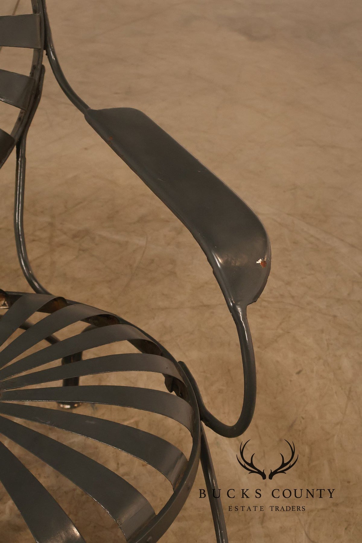 Francois Carre Outdoor Patio Sunburst Armchair