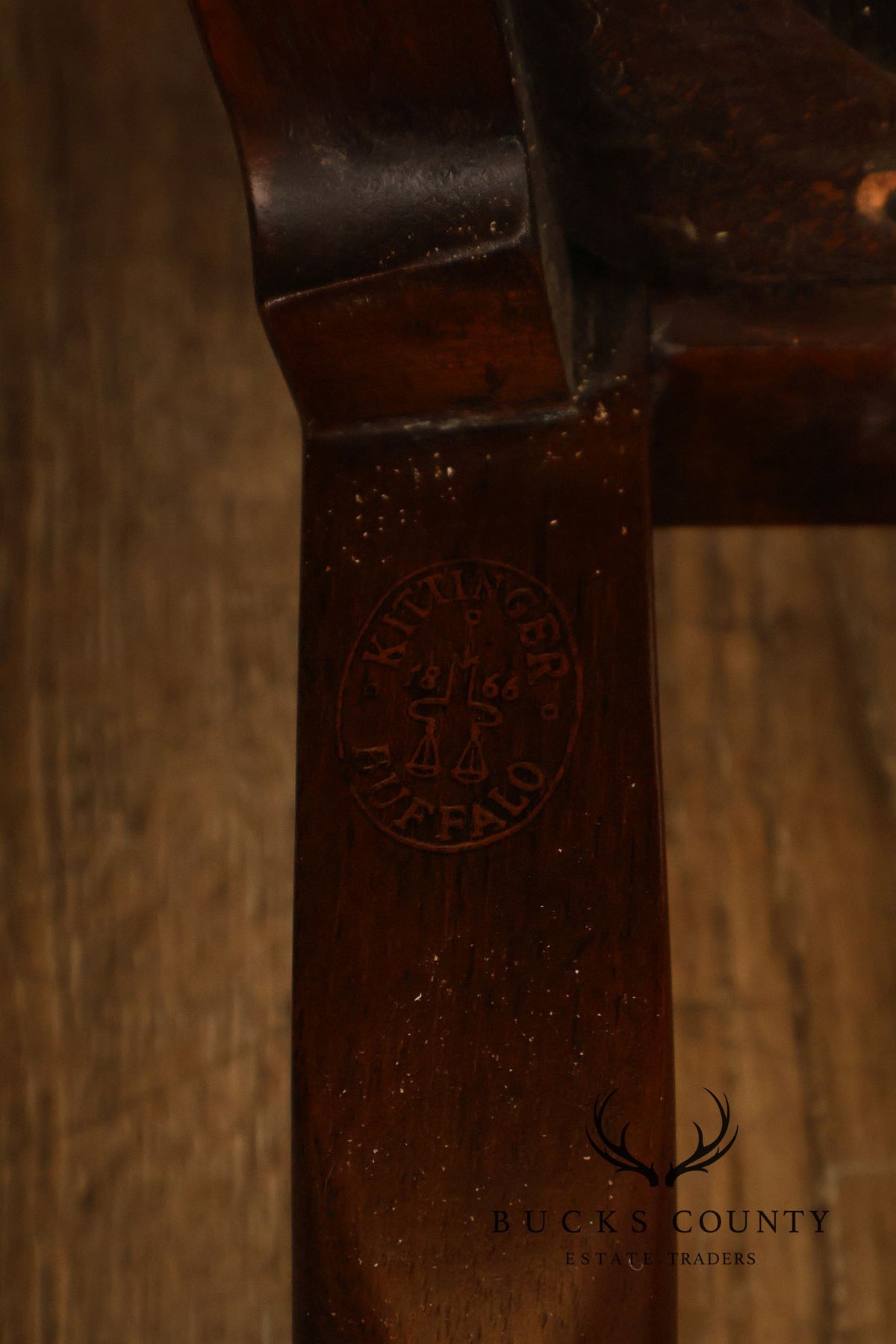 Kittinger Queen Anne Style Set of Six Mahogany Dining Chairs
