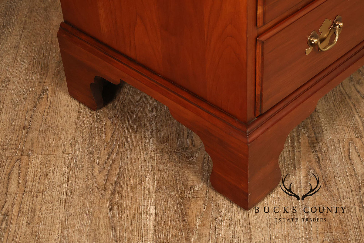 Henkel Harris Chippendale Style Cherry Bachelor's Chest