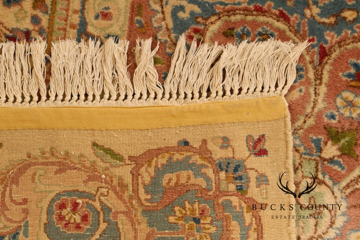 Kirmin Pattern Large Hand Tied 11' x 18' Fringed Area Rug