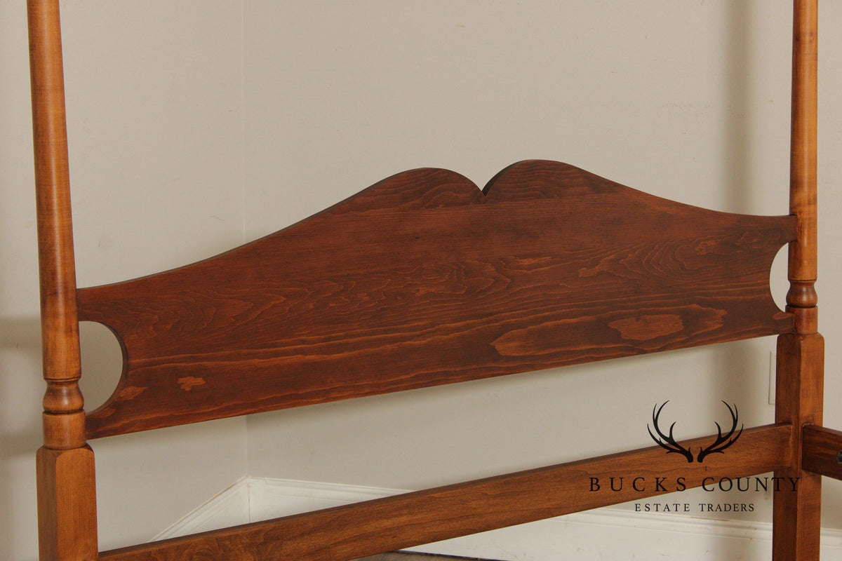 Cohasset Colonials Queen Size Maple Canopy Poster Bed