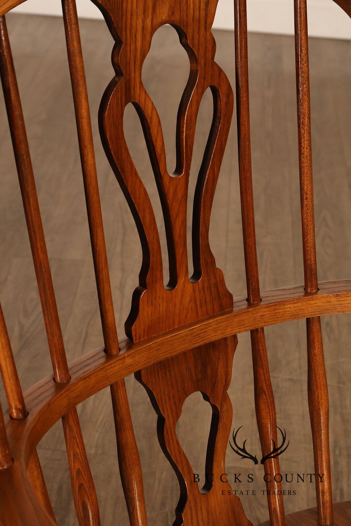 Nichols & Stone Set Of Four Windsor Dining Chairs