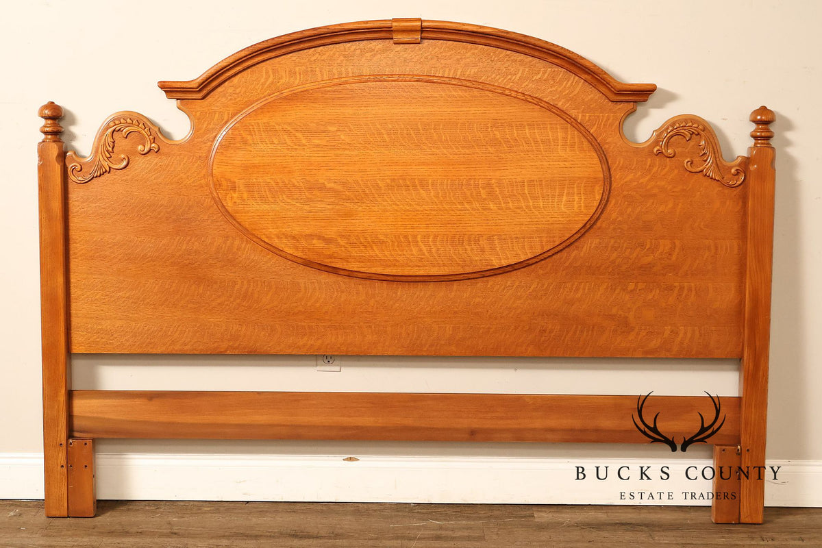 Lexington Furniture Victorian Revival Oak King Size Headboard