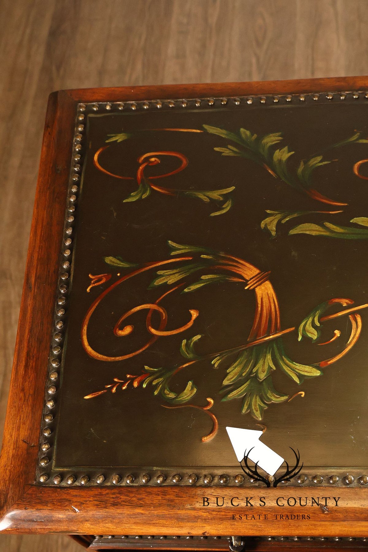 Theodore Alexander Decorated Chest With Drawers And Cabinet Doors