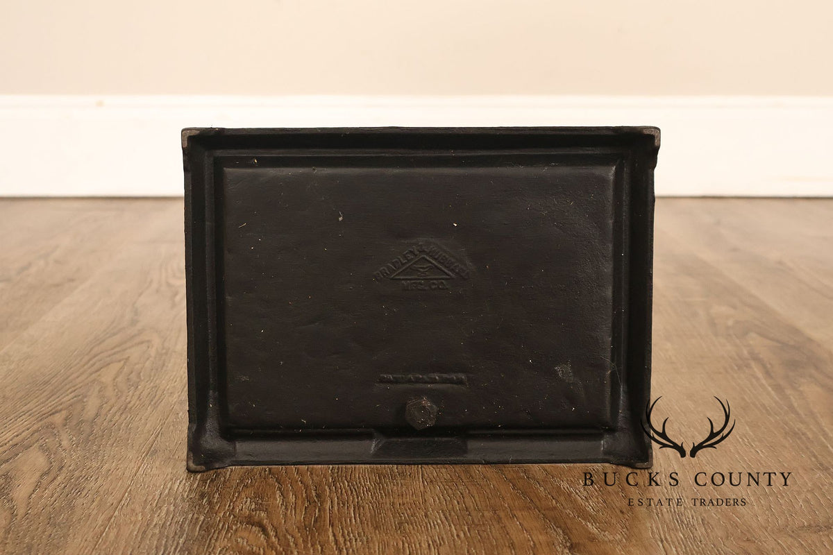 Bradley & Hubbard Fireplace Poker and Stand