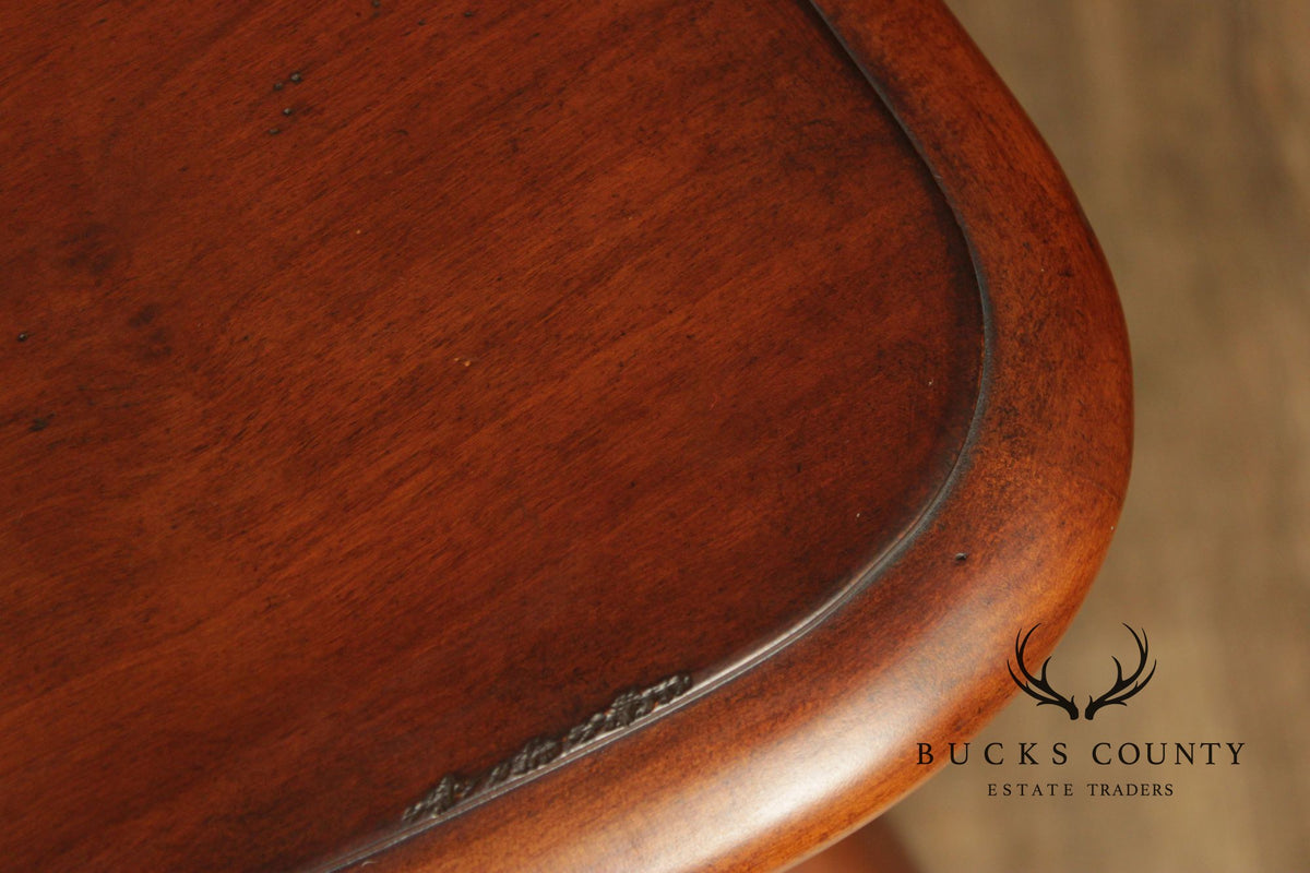 Century Furniture 'Coeur de France' Pair of Carved Cherry Bombe Chests