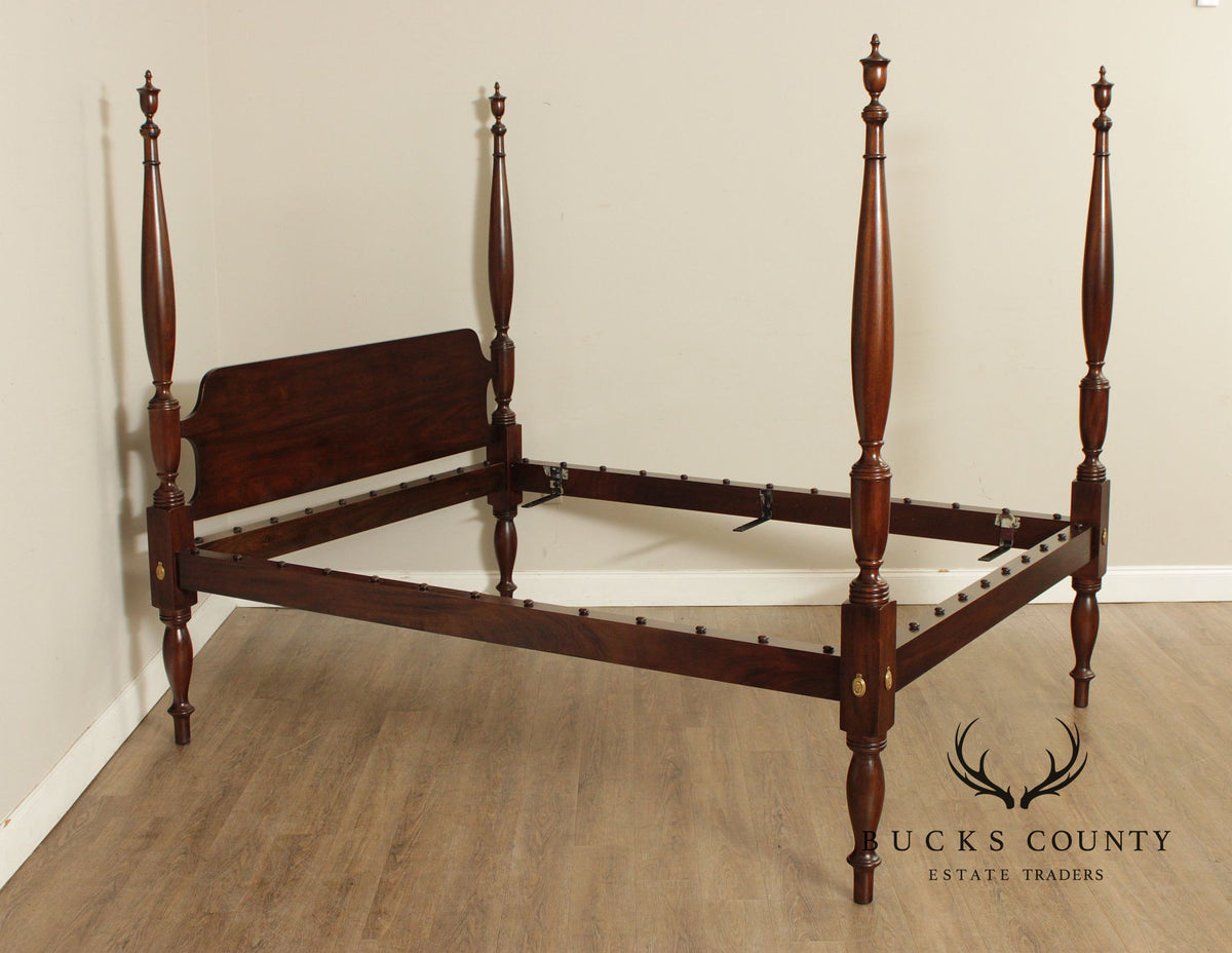 Henkel Harris Mahogany Queen Poster Bed