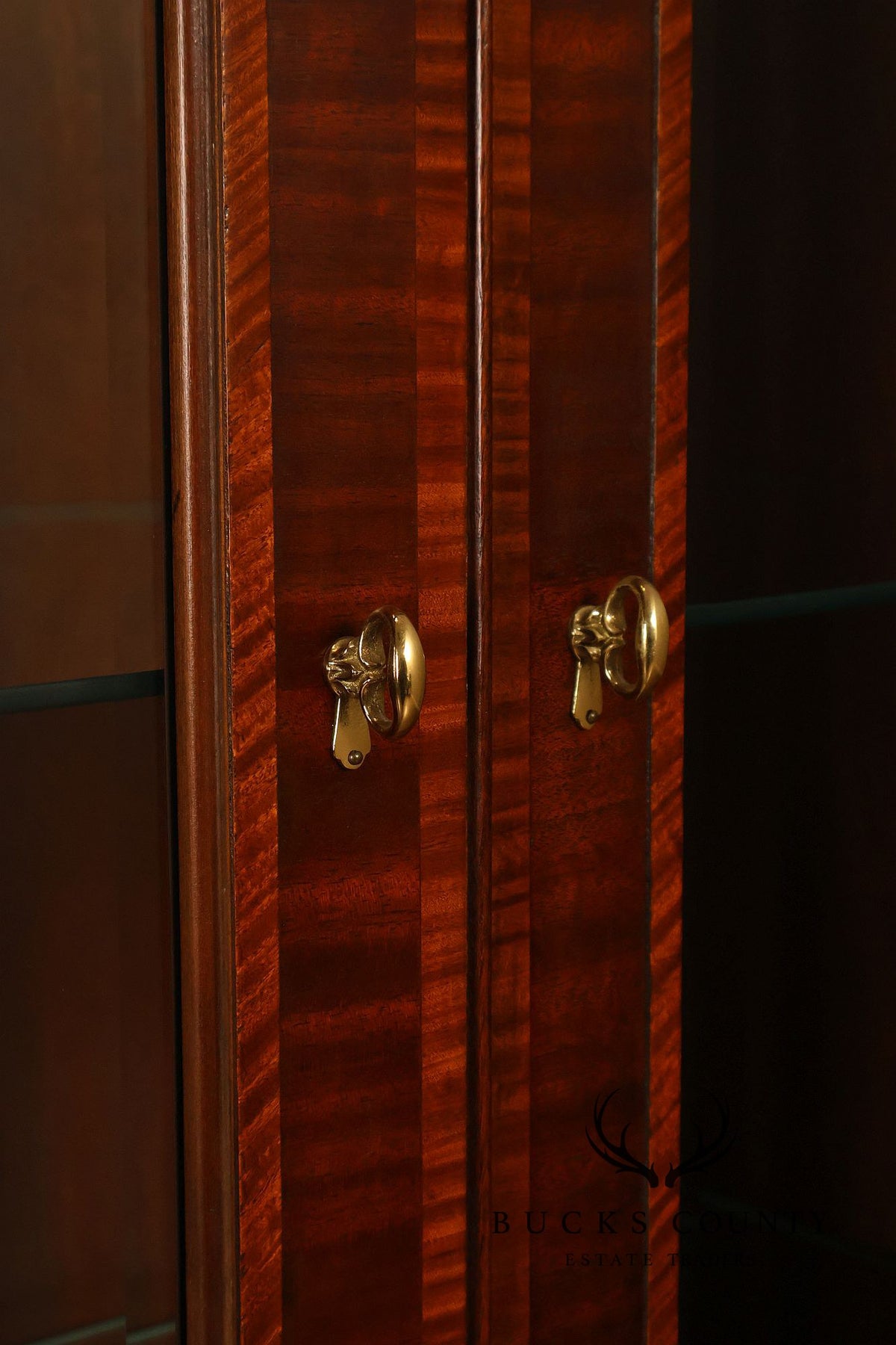 Councill Craftsmen Mahogany Breakfront China Cabinet