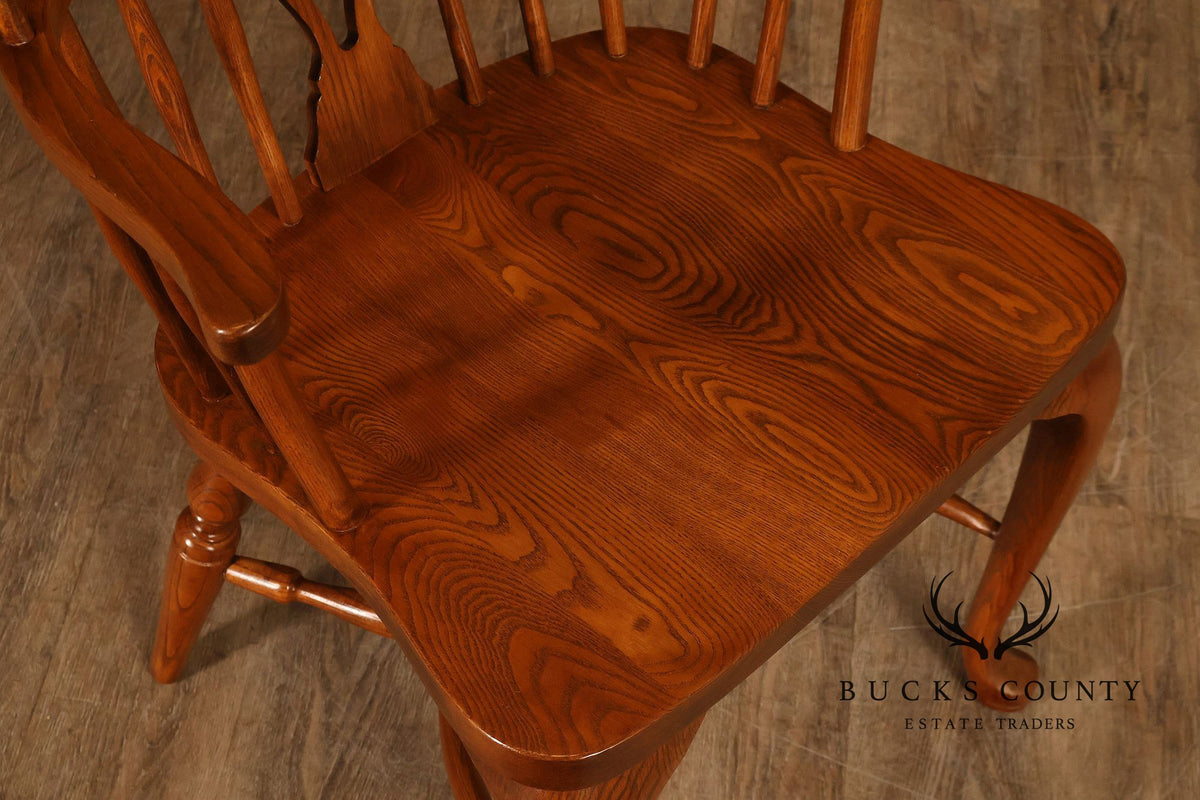 Nichols & Stone Set Of Four Windsor Dining Chairs