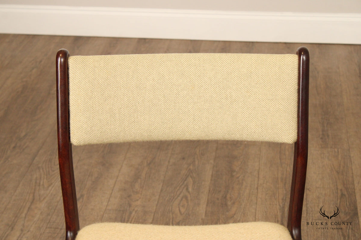 DYRLUND DANISH MODERN ROSEWOOD SIDE CHAIR