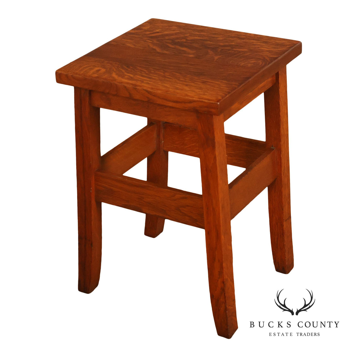 Stickley Brothers Arts And Crafts Oak Tabouret Stand Model #2582