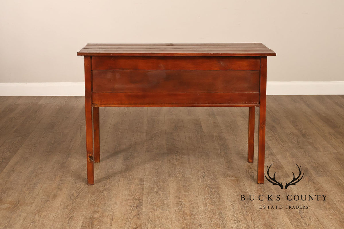 Antique American Bench Made Server Table