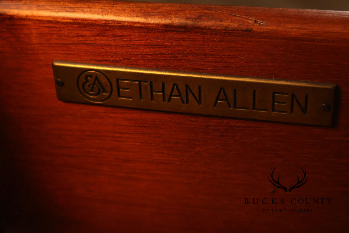 Ethan Allen Pair Of Serpentine Lucca Chests
