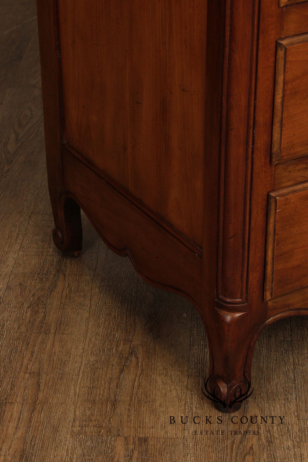 Baker Collector's Edition French Provincial Style Bookcase Top Secretary Desk