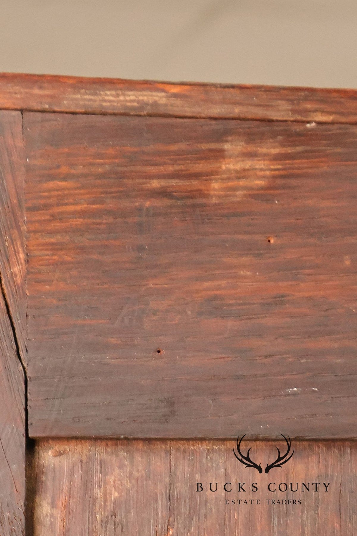 Rare Antique Gustav Stickley Oak China Cabinet Bookcase