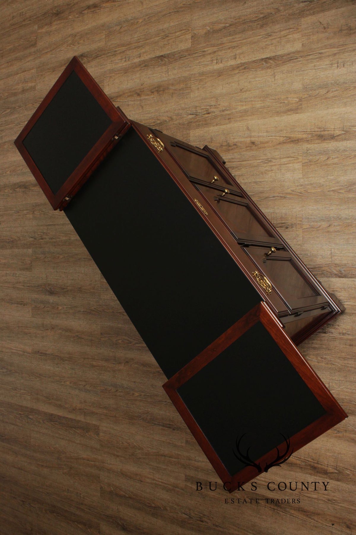 Statton Georgian Style Cherry Flip Top Server