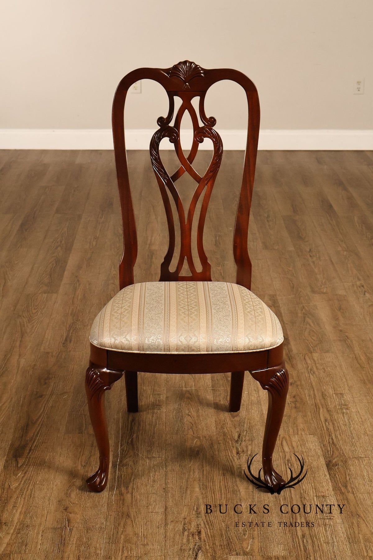 Ethan Allen '18th Century Mahogany' Set of Six Dining Chairs