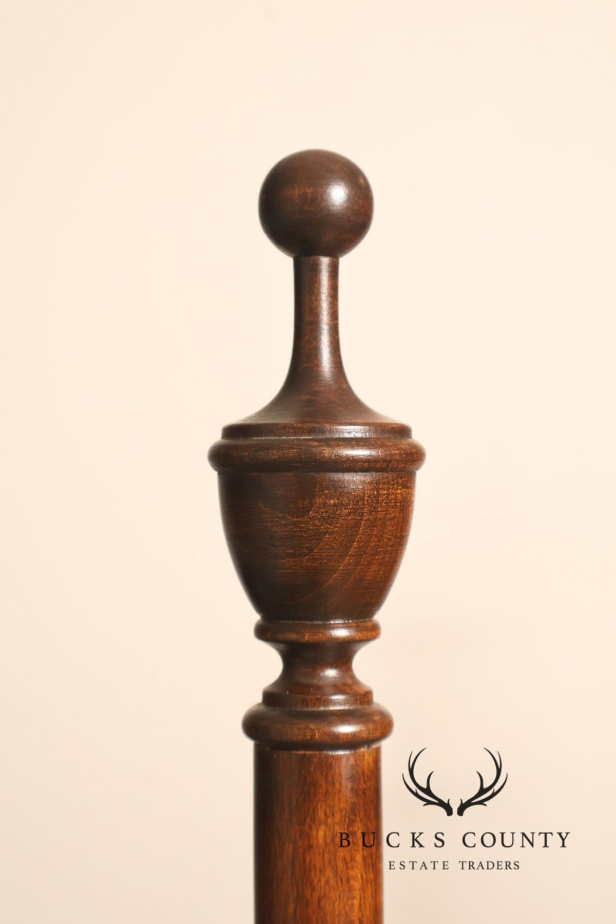 Harden Traditional Carved Cherry Queen Poster Bed