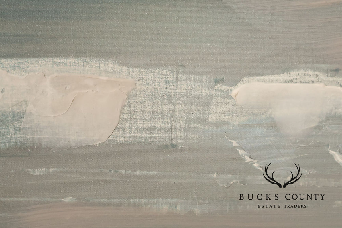 Abstract Ocean Landscape Painting, 'Off the Path'