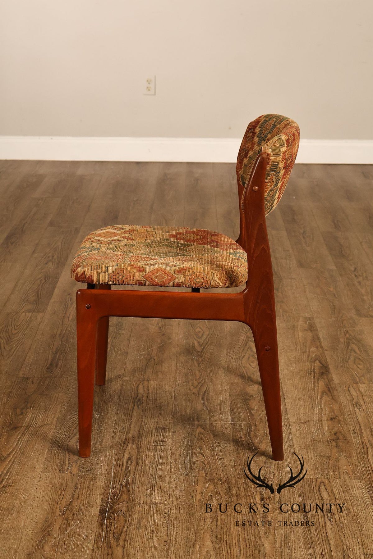 Erik Buch Danish Modern Set of Four Teak Dining Chairs
