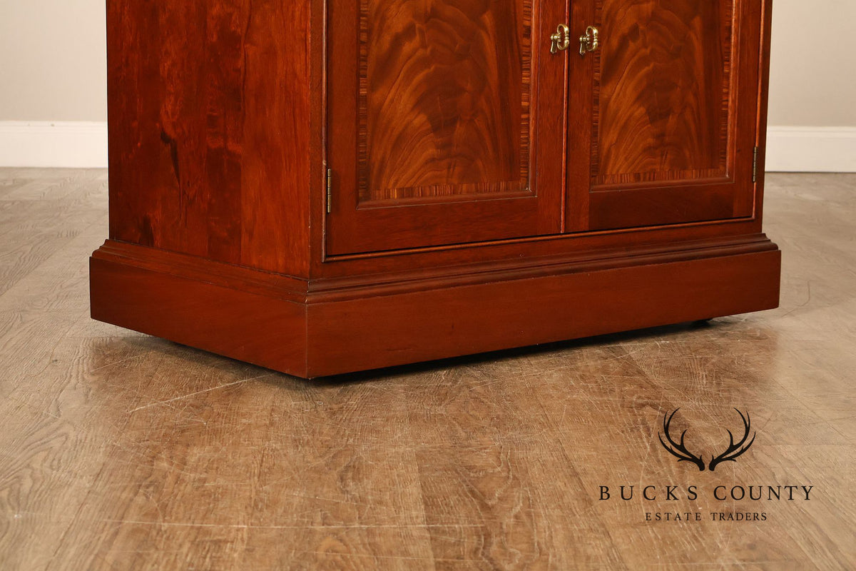 Stickley Traditional Mahogany Flip-Top Server Cabinet