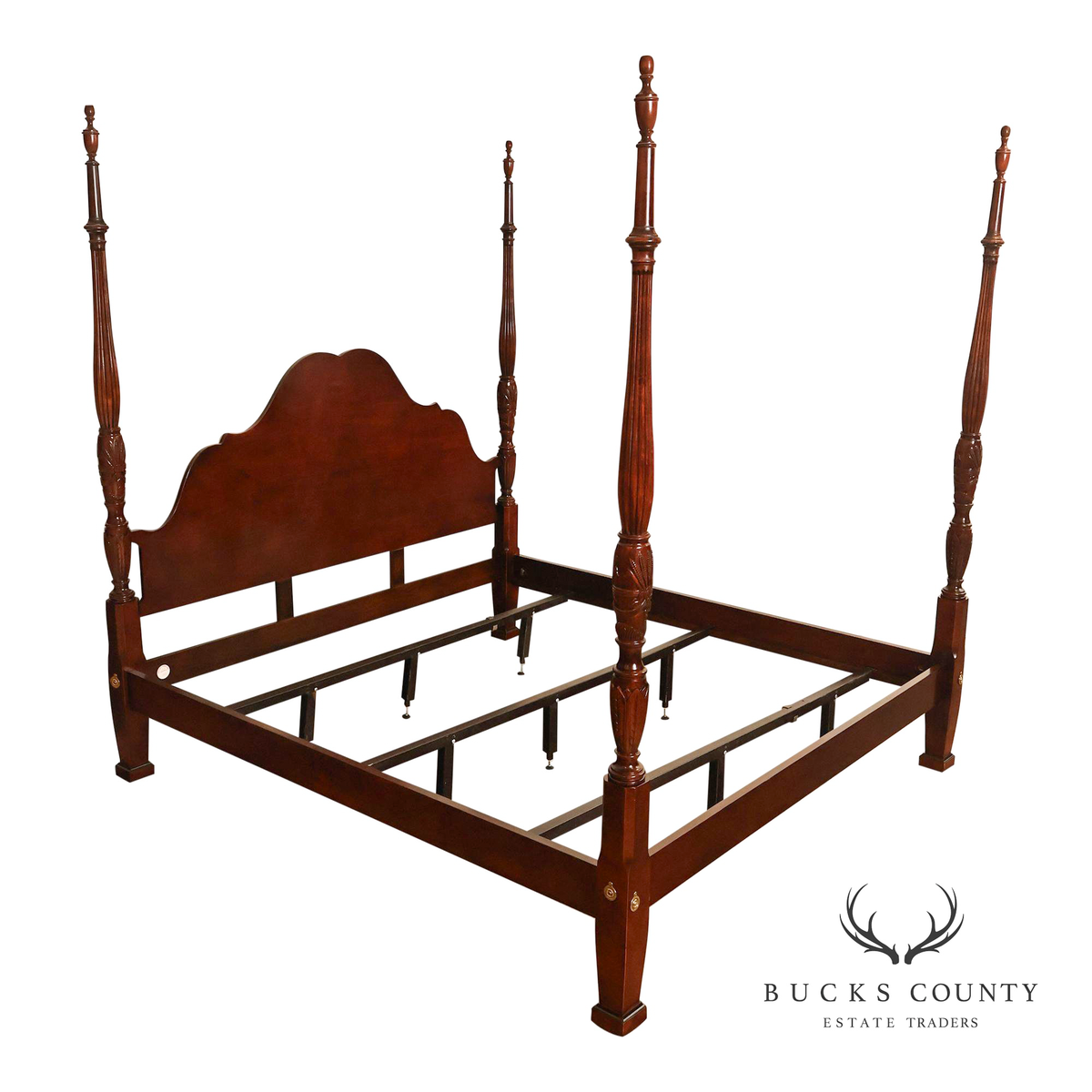 Century Furniture King Size Cherry Poster Bed