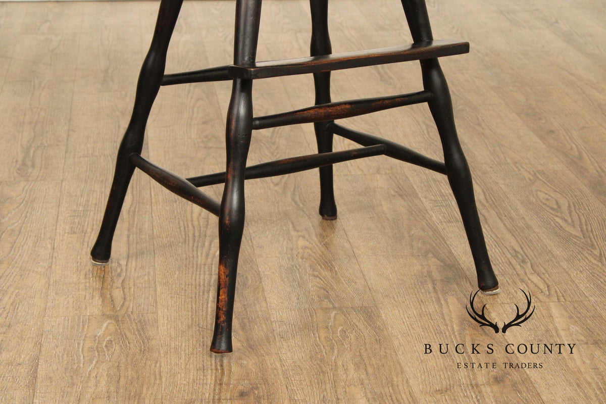Antique Sack-Back Windsor Child's High Chair