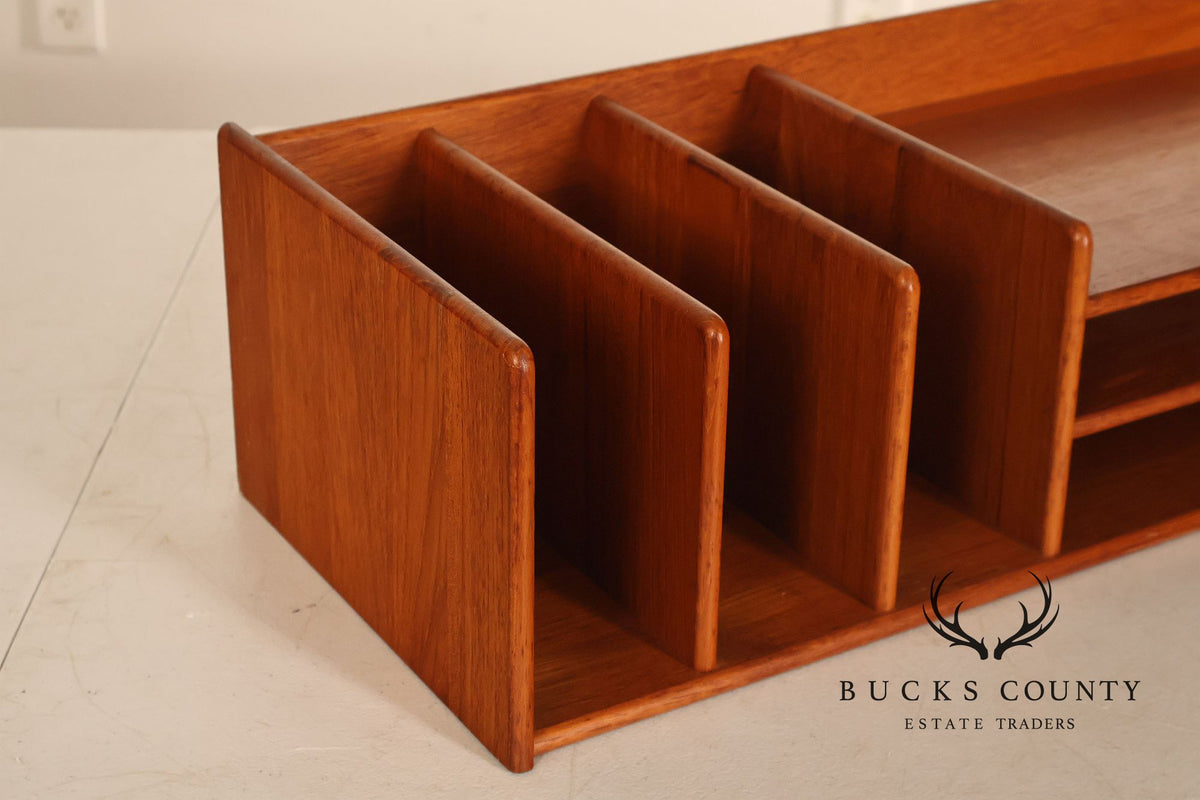 Nordisk Andels-Eksport Danish Modern Teak Desk Organizer