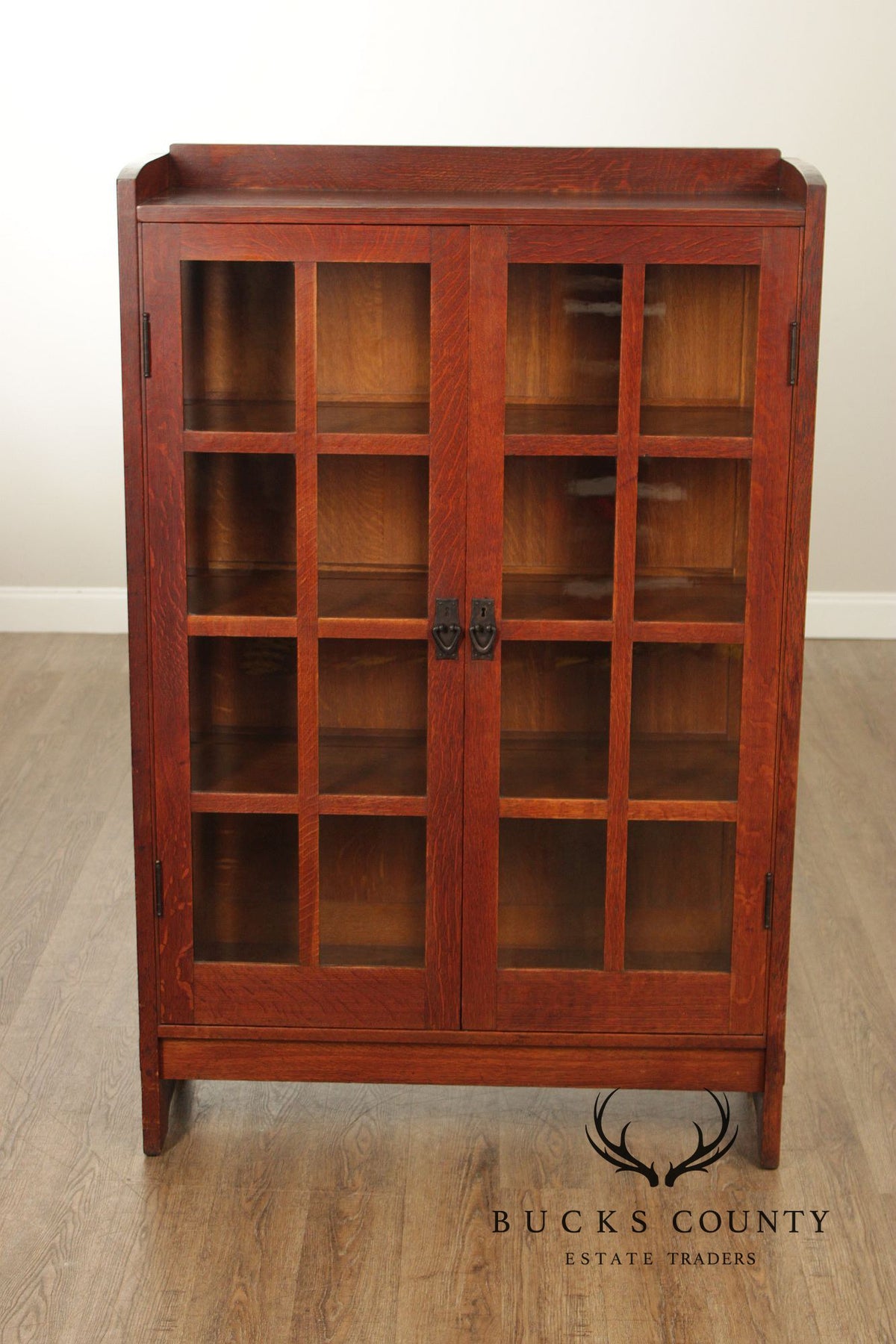 Gustav Stickley Antique Mission Oak No. 815 China Cabinet