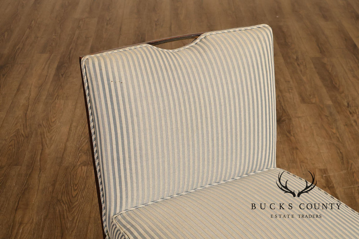 Dunbar Modern Style Set of Four Upholstered Dining Chairs
