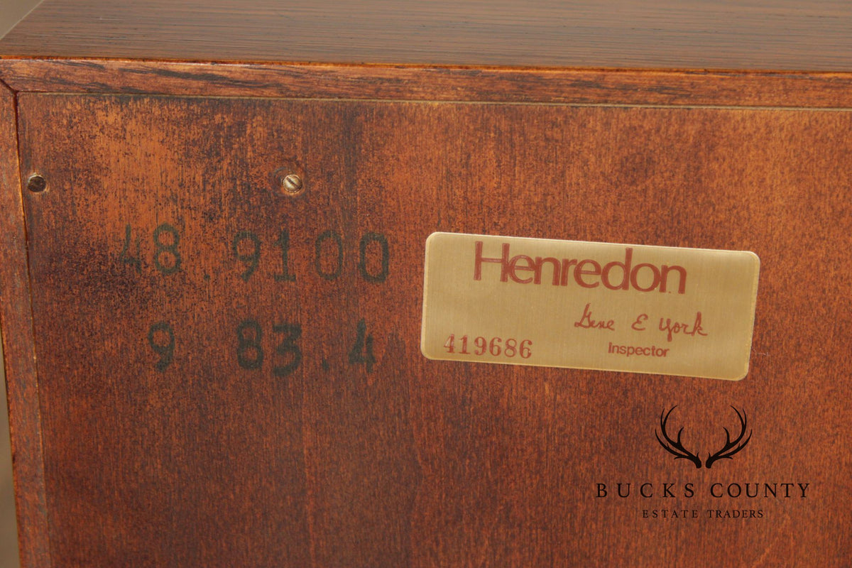 Henredon Campaign Style Oak Cabinet