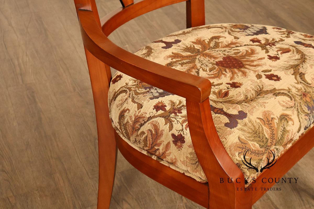 Harden Furniture Set Of Six Cherry Dining Chairs-European Interpretations Line