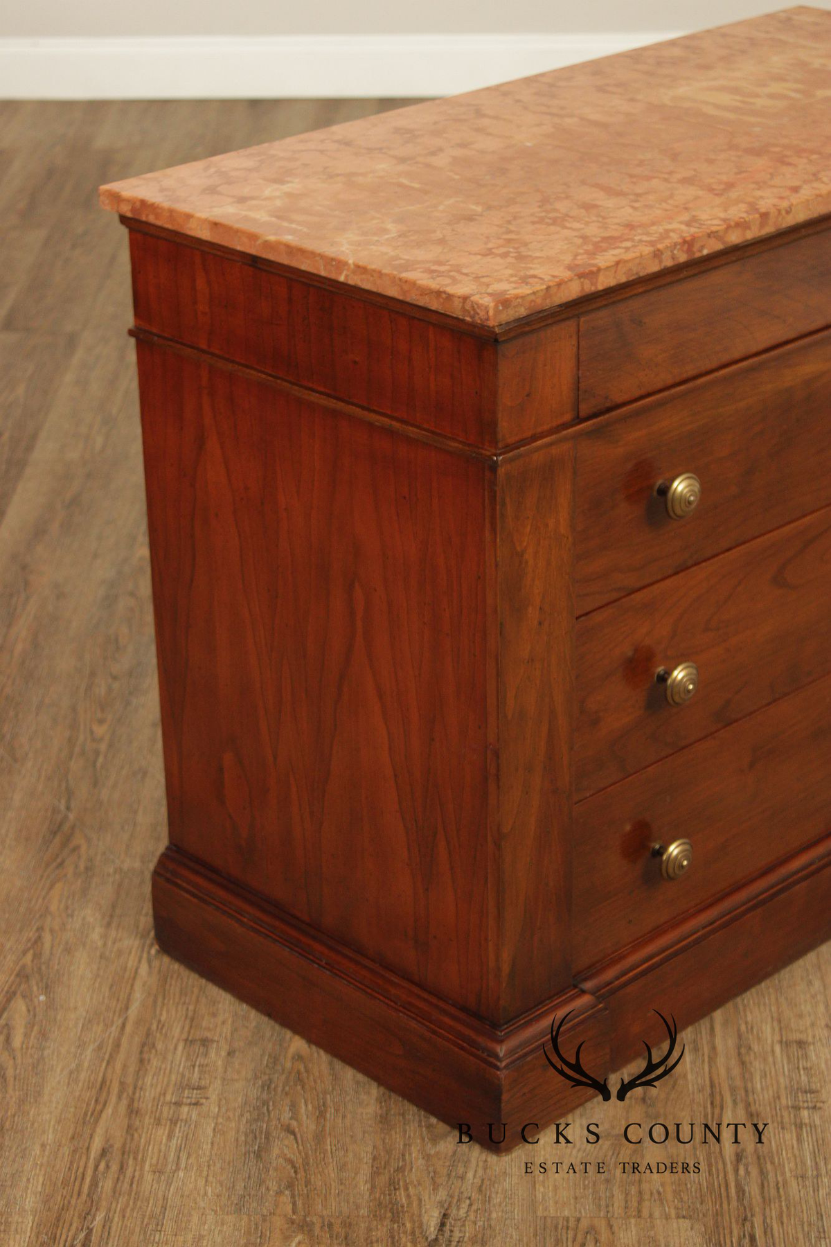 Italian Marble Top Chest of Drawers