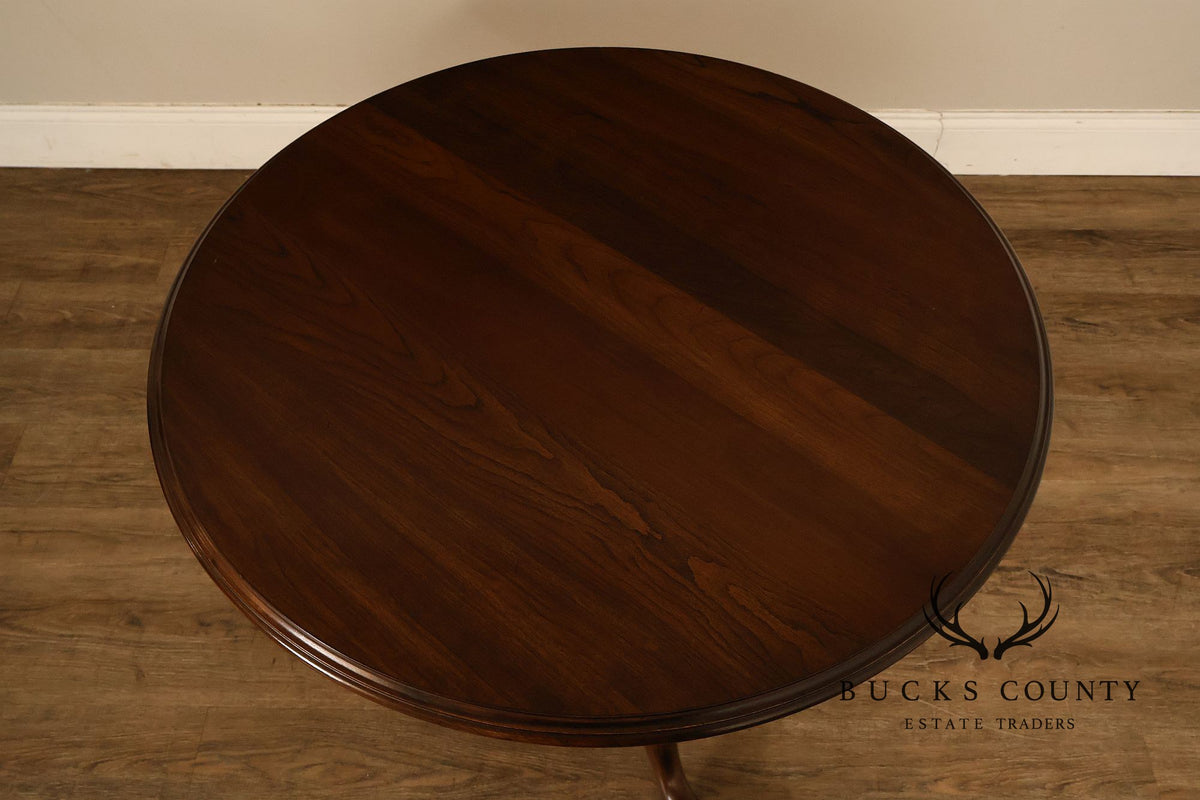 Traditional Tilt Top Pedestal Accent Table Tea Table