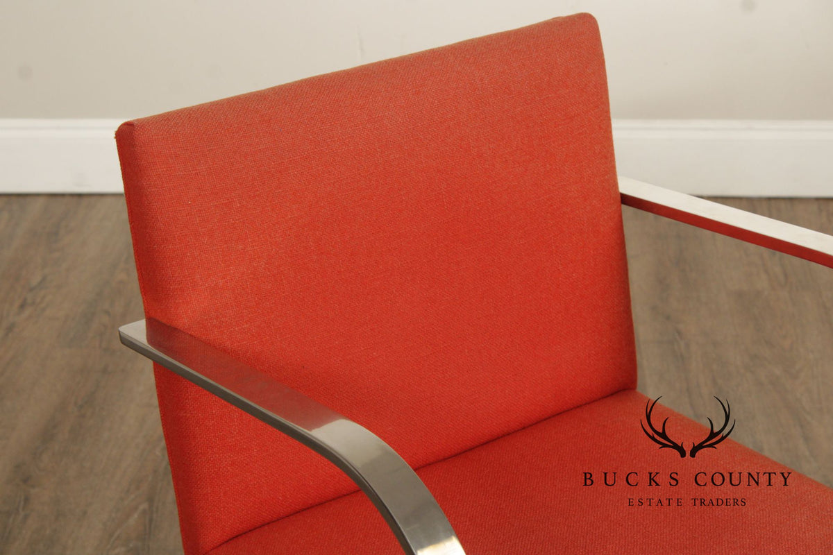 Knoll Mid Century Modern Style 'Brno' Armchair