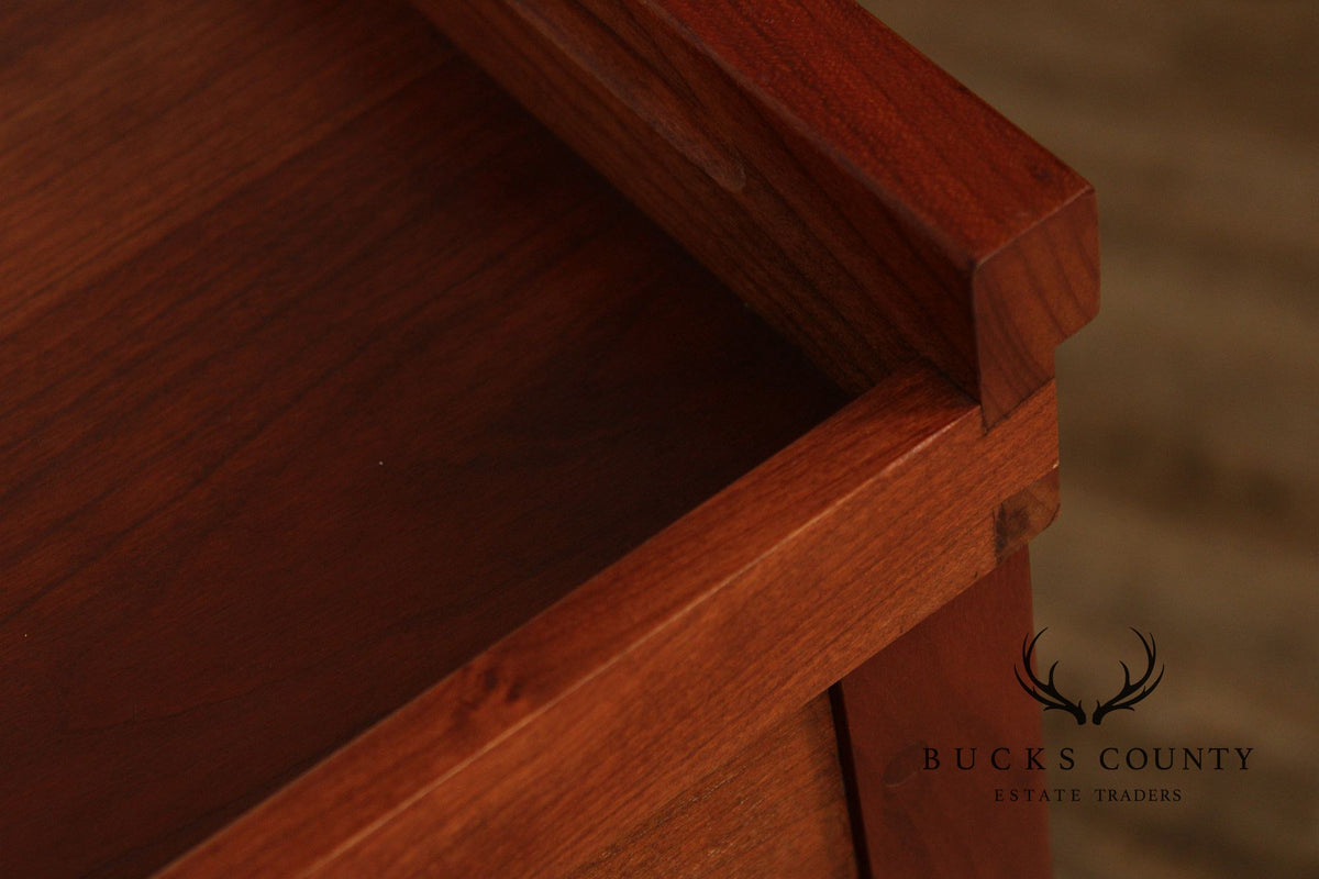 Stickley Mission Collection Cherry Wine Rack With Removable Serving Tray