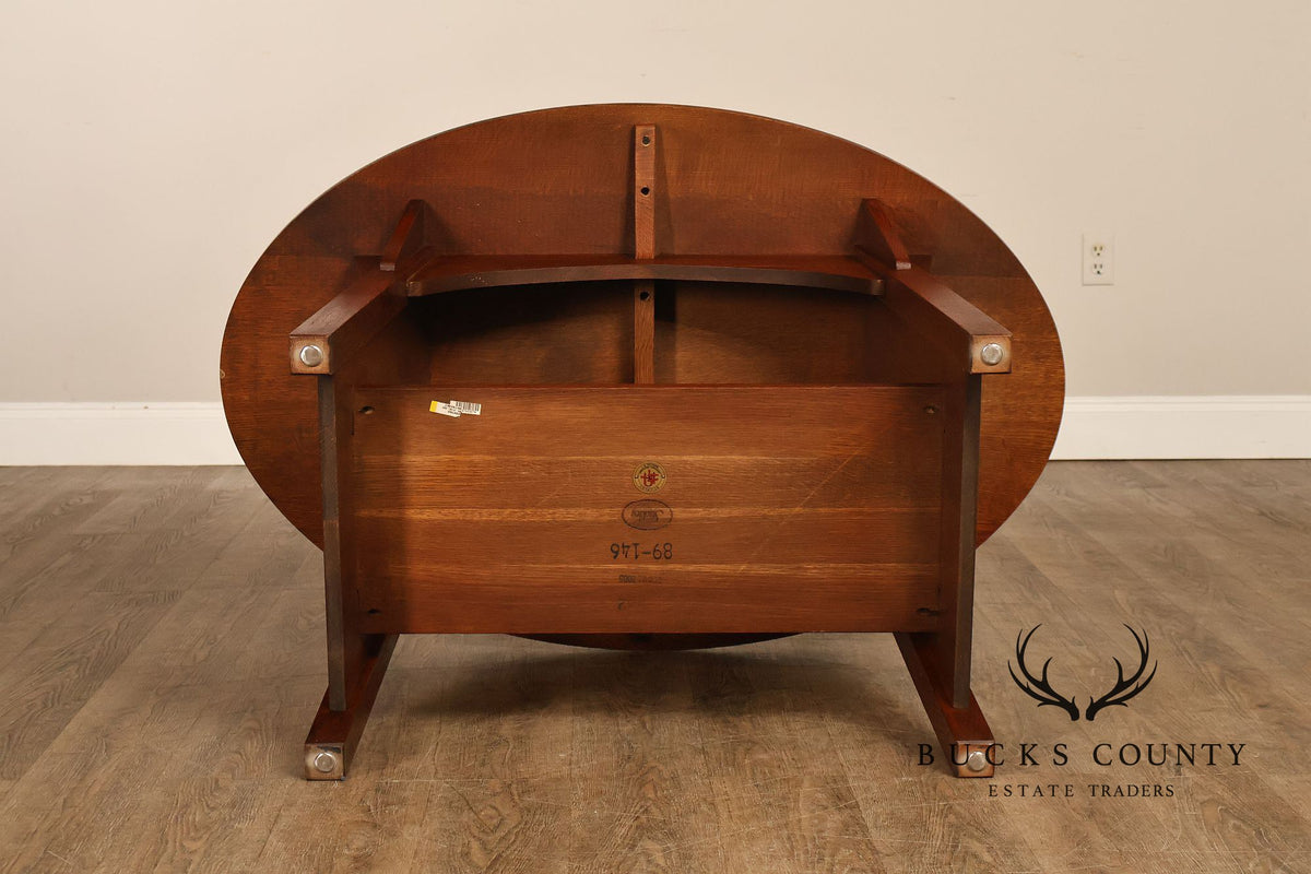 Stickley Mission Collection Oak Limbert Library Table