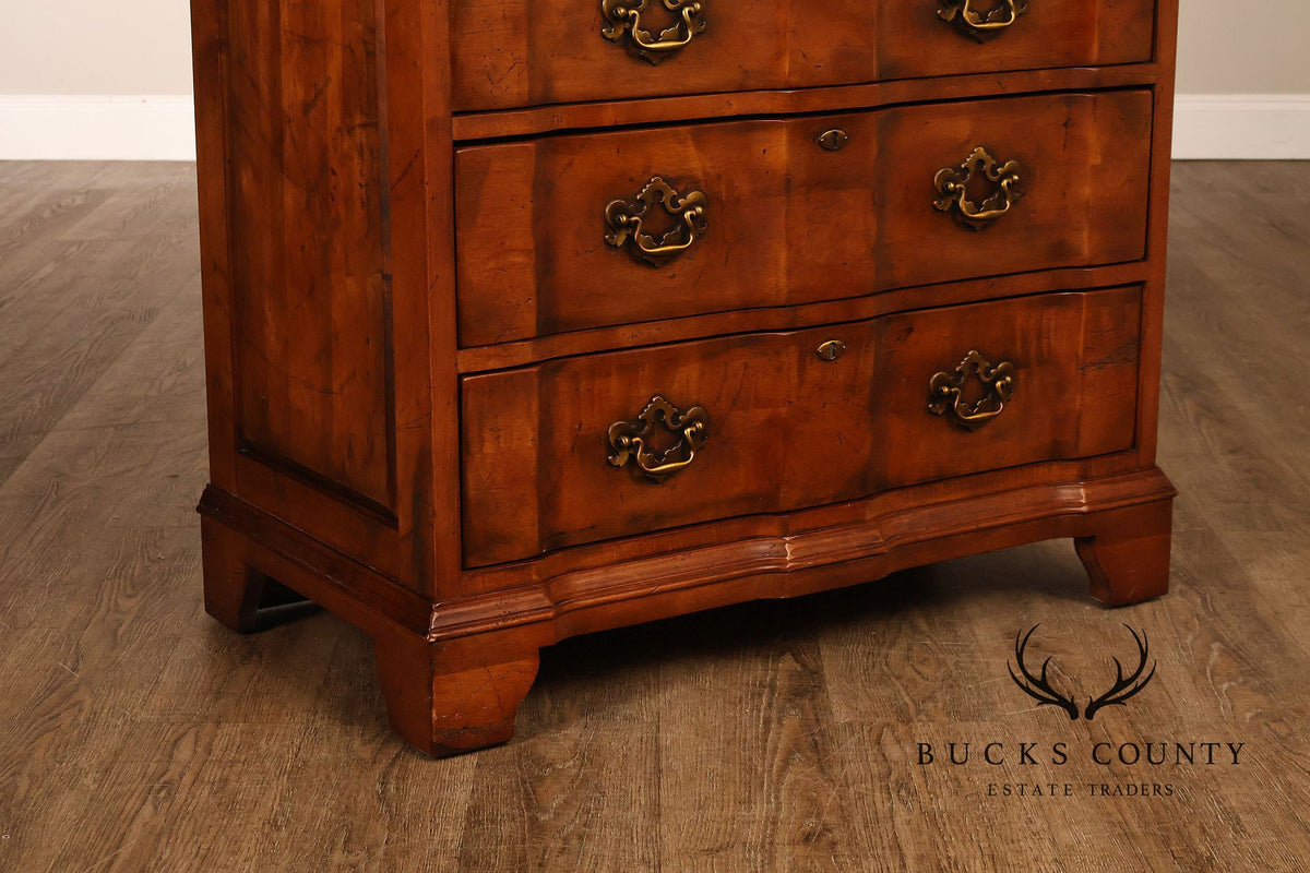 Century Furniture Georgian Style Pair of Blockfront Chests