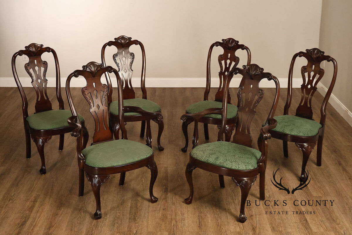 Henredon 'Rittenhouse Square' Set of Six Mahogany Dining Chairs