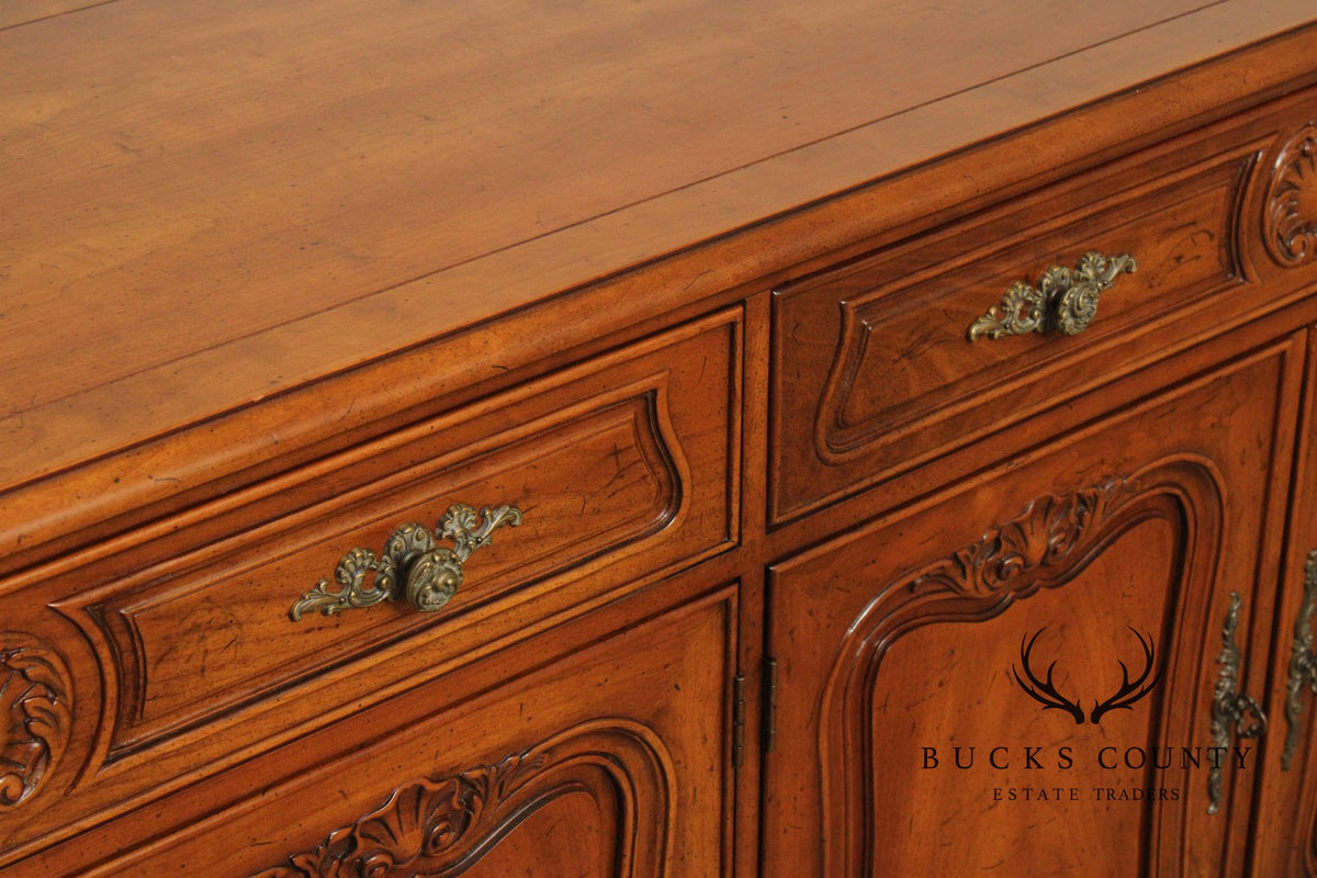 Henredon French Style Walnut Buffet Sideboard