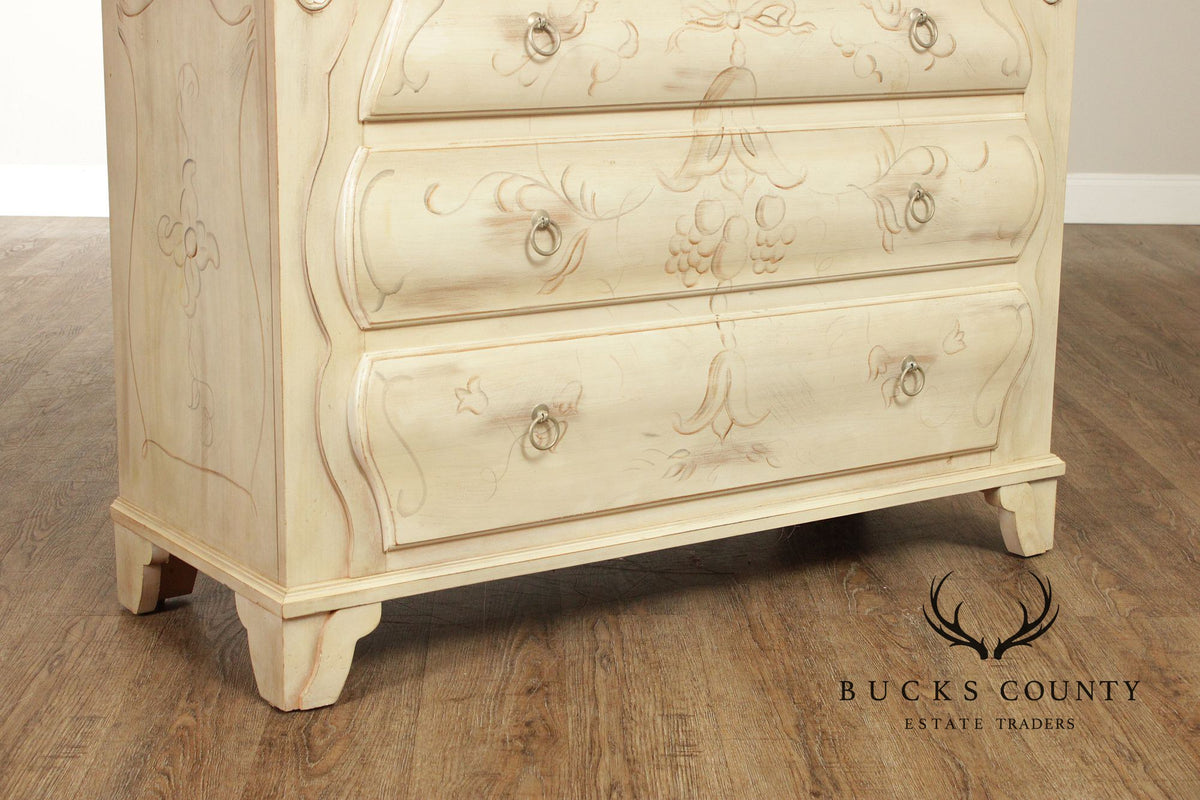 Ethan Allen 'Legacy' Paint Decorated Chest of Drawers
