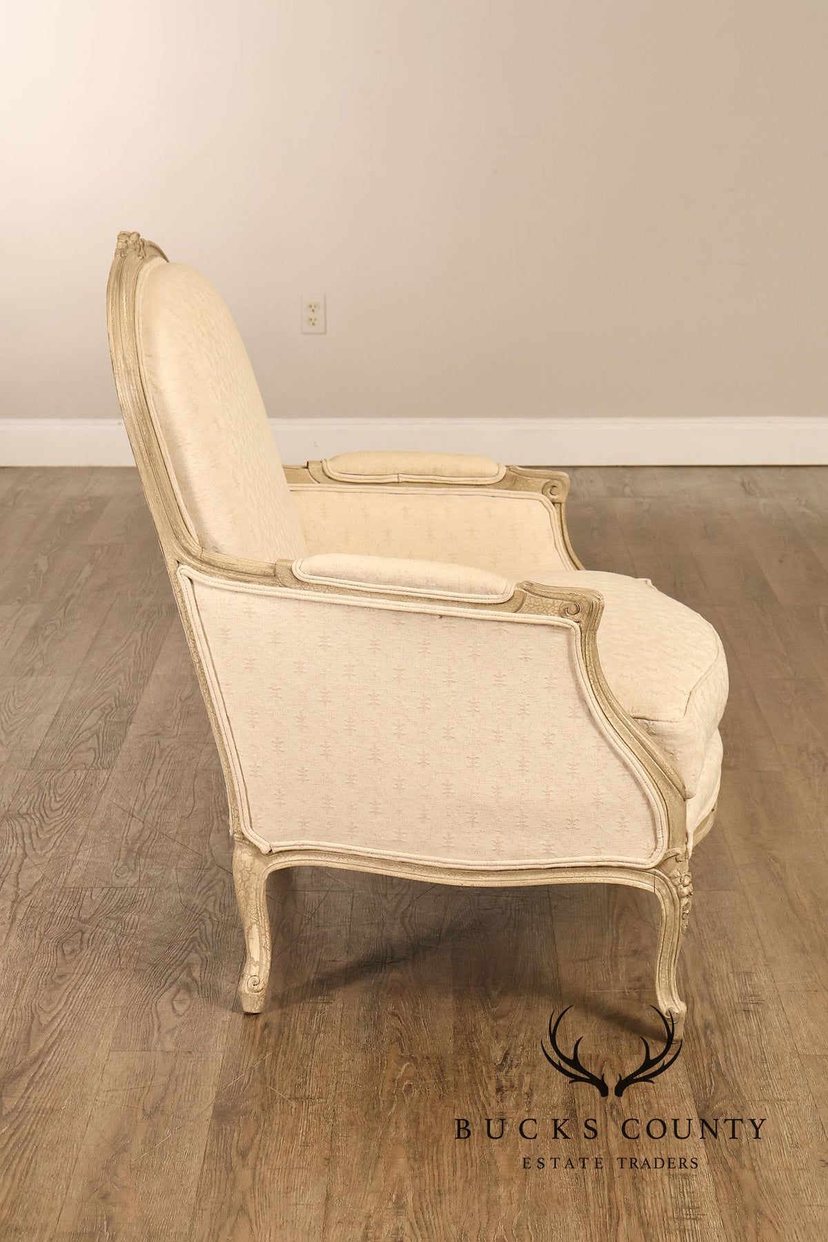 Pama Furniture Inc French Provincial Style Bergere Armchair
