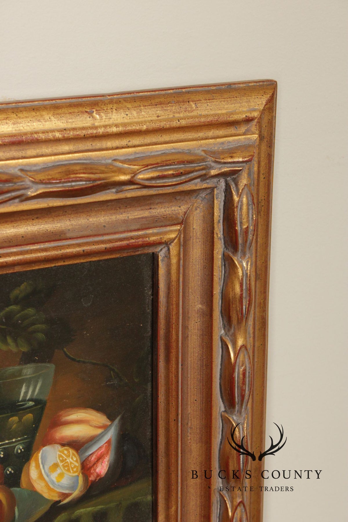 Vintage Gold Framed Trumeau Mirror