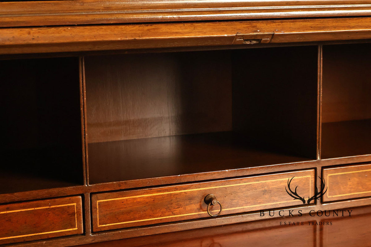 Kittinger Georgian Style Mahogany Secretary Bookcase